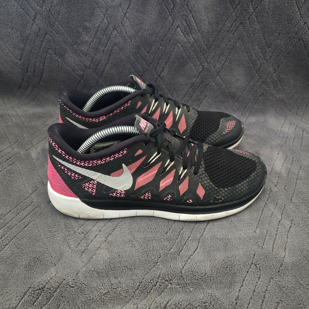 Nike Free 5.0 (GS) Girl's Running Shoes Youth Sz 6.5 Athletic Sneakers.